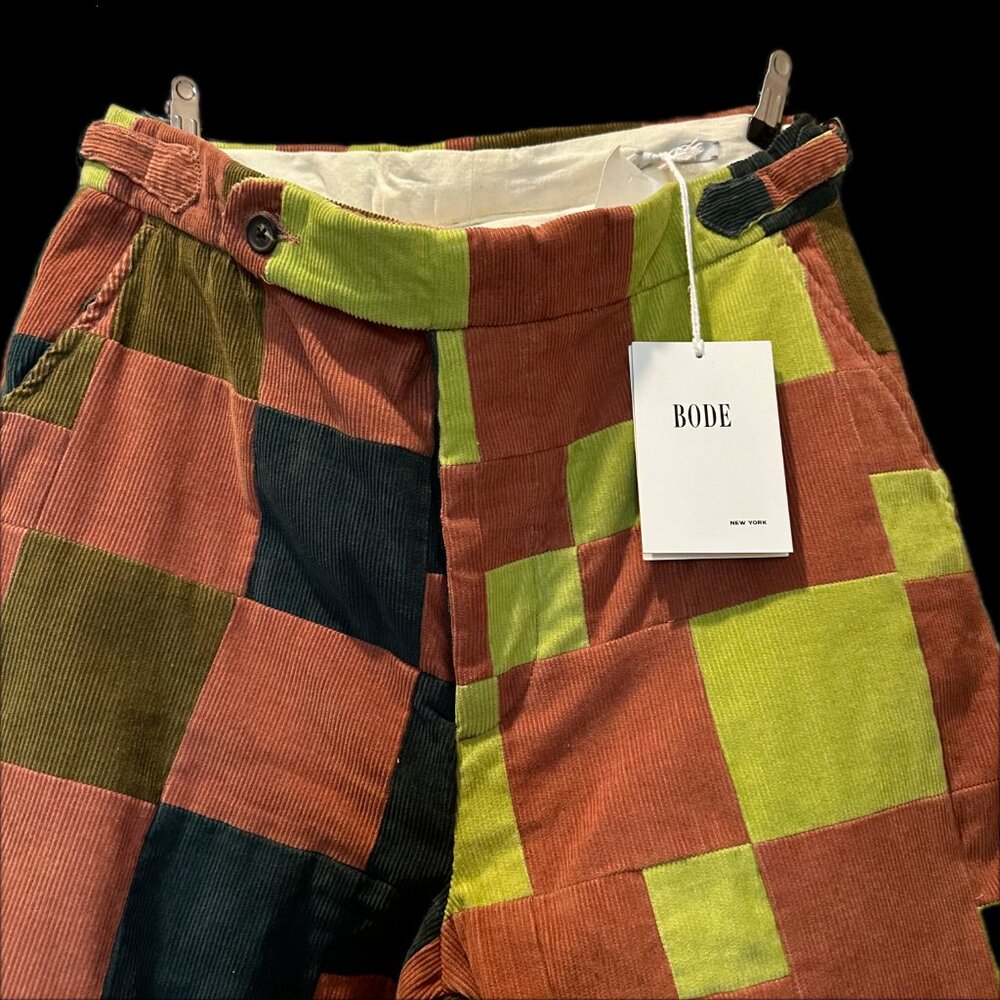 Men's Bode Corduroy Pants - Four Patch Multi Multi 34